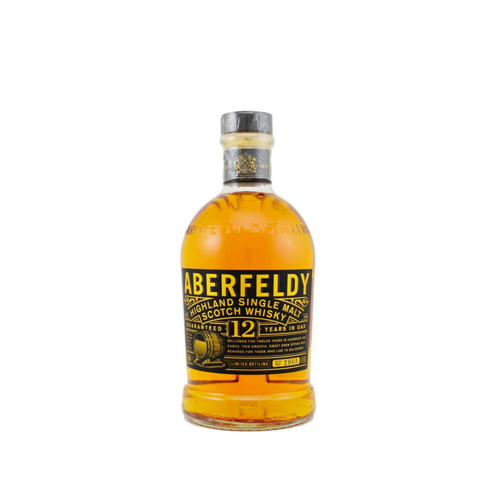 Aberfeldy 12 Year Old Highland Single Malt Scotch Whisky 700ml Bottle